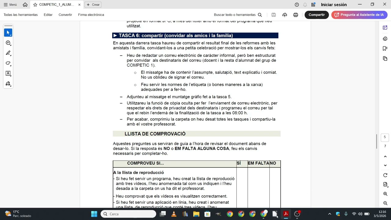 Redactem i programem un correu electrònic al projecte de COMPETIC 1 del curs 24-25 (tasca 6) de Xavier Àgueda COMPETIC