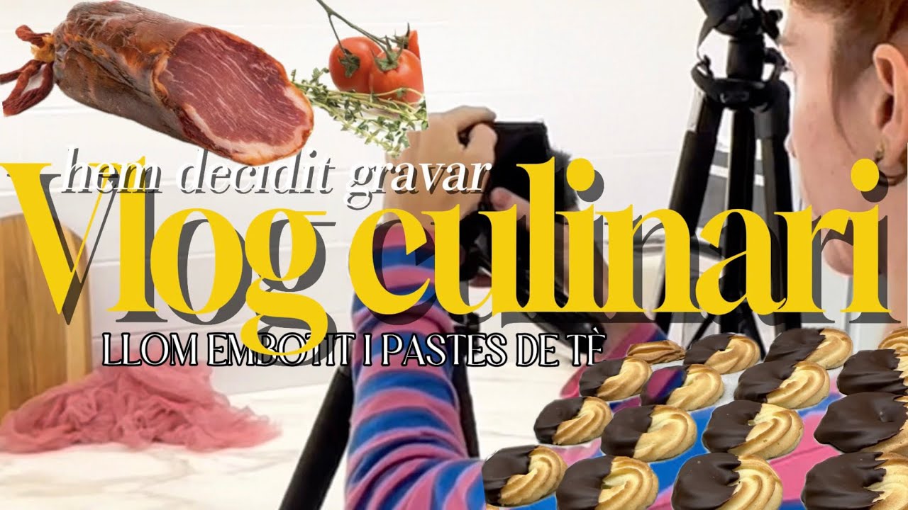 Vlog culinari suposo, llom embotit i pastes de tè de Croquetadexocolata