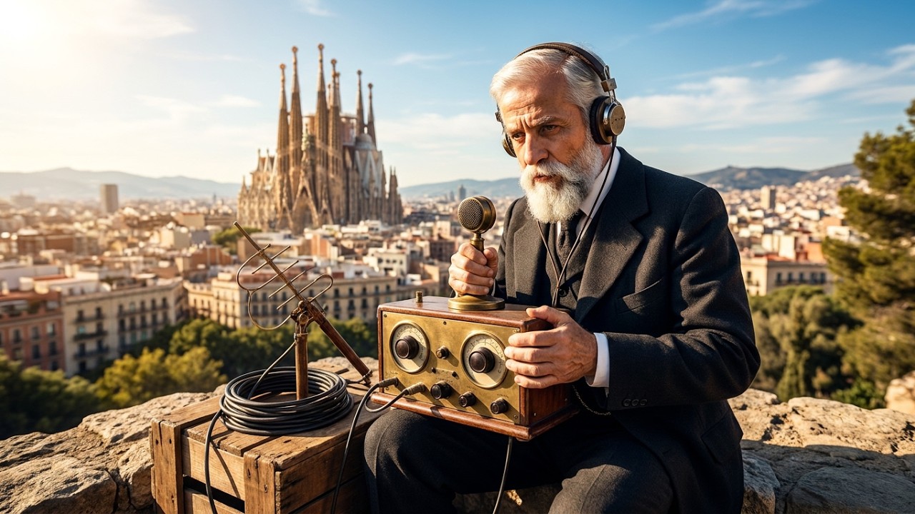 Ràdio des del Baix Camp: Seguint les petjades de Gaudí amb l'indicatiu EH100AG de EA3HSL Jordi