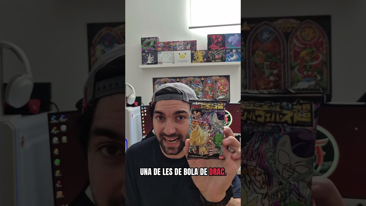 Descobrim què s'amaga a una de les galetes japoneses amb cromos de Bandai #Anime #Japan #Dragonball de Aventuraxjapo