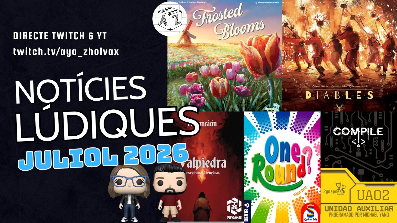 📰🎴Notícies Lúdiques JULIOL 2026 | de Aya_ZholvaX: Jocs de taula