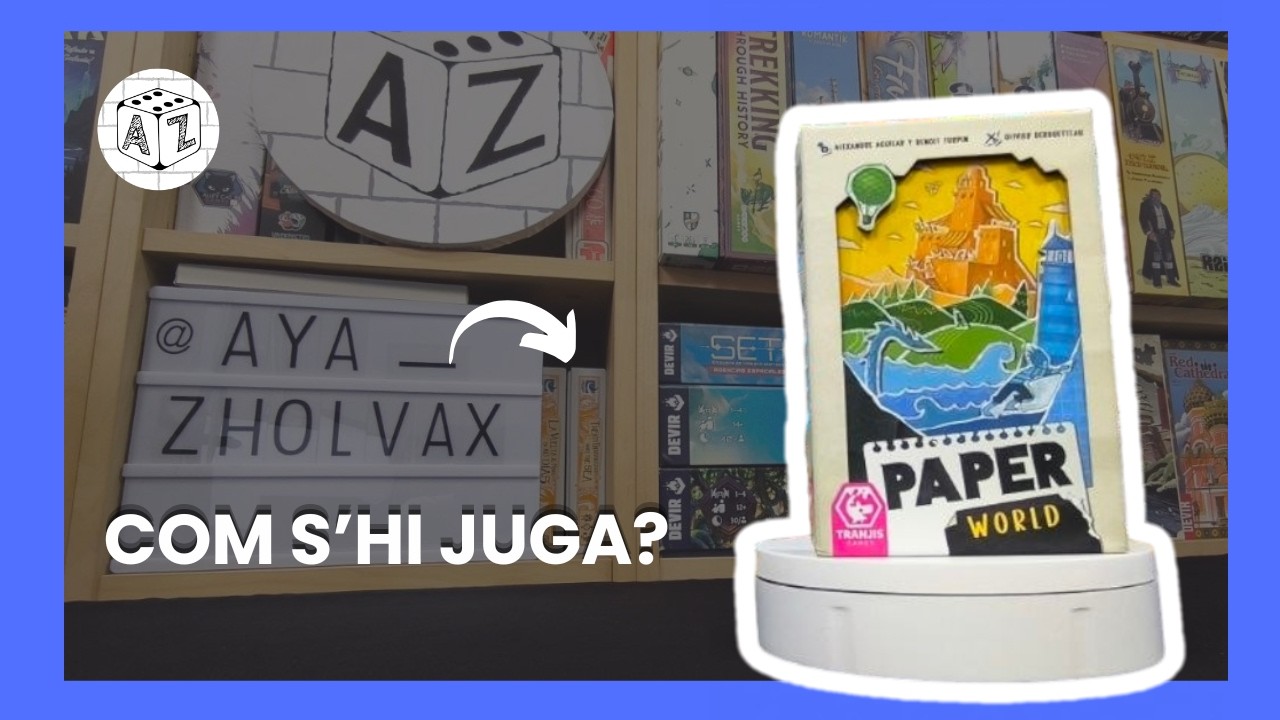 PAPER WORLD - Com s'hi juga? [Tutorial en català] de Aya_ZholvaX: Jocs de taula