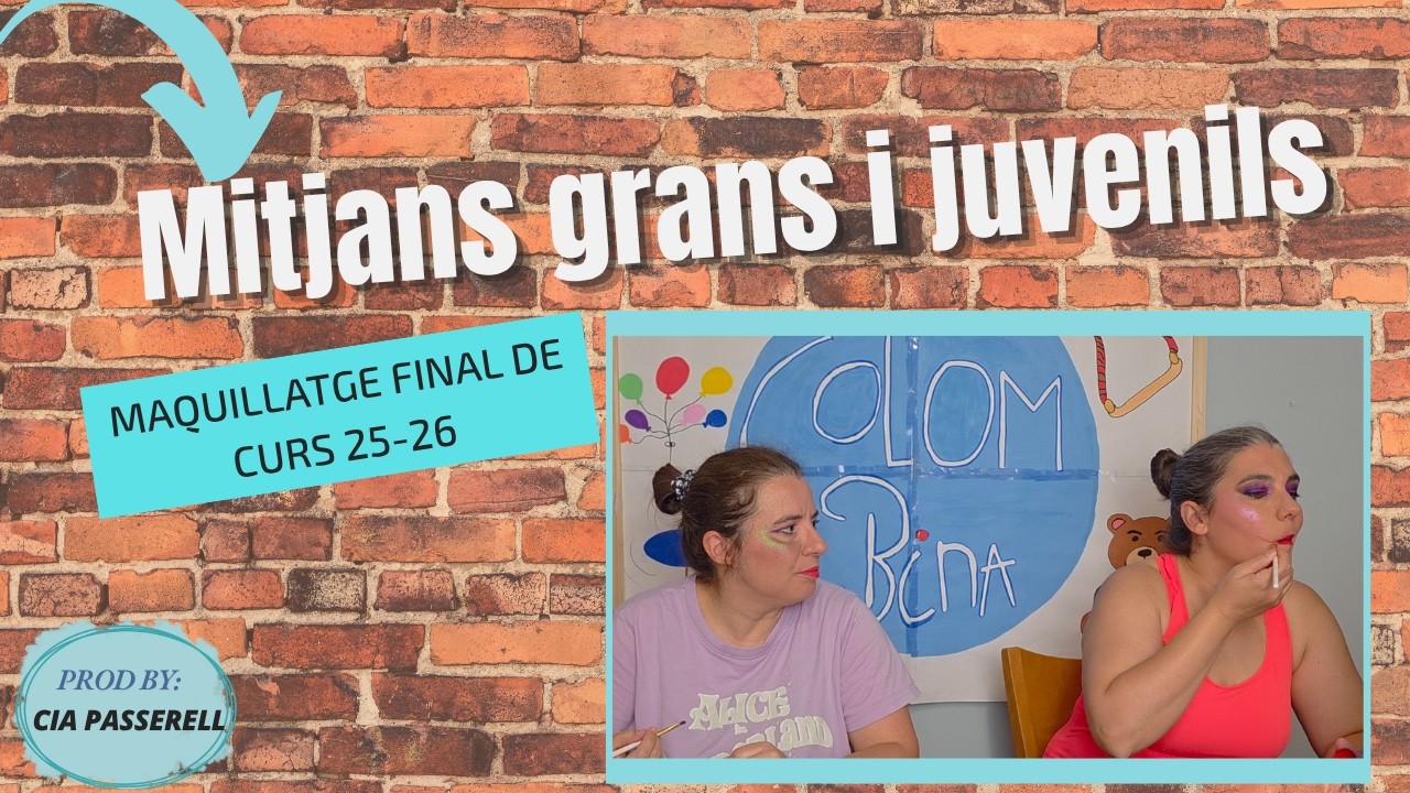 💄Maquillatge Base de Final de Curs: Herois i Vilans (Juvenils i Mitjans Grans) de LA COLOMBINA BCN