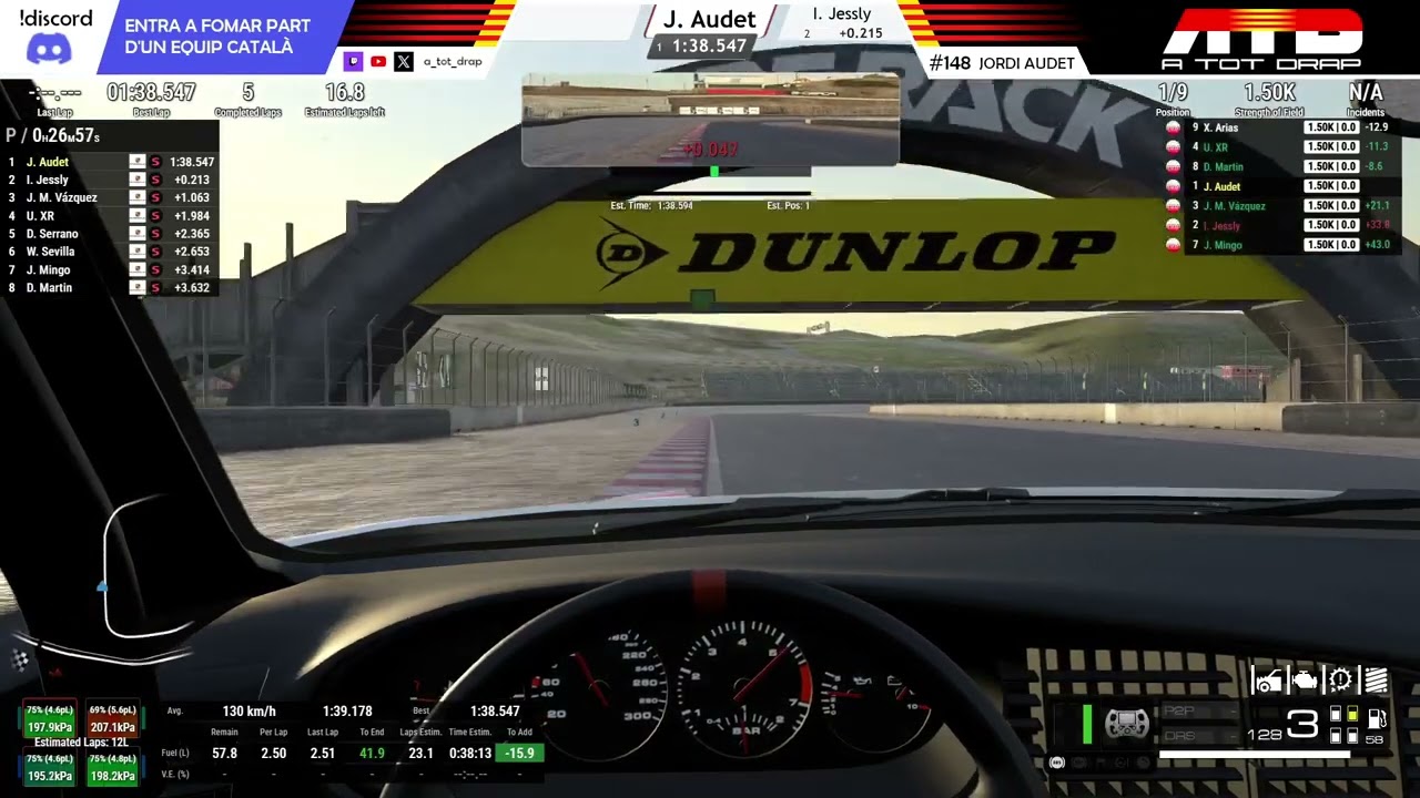 Campionat Porsche 944 turbo cup | Ronda 2 - Laguna Seca | ATOTDRAP !discord de A tot Drap Simulador