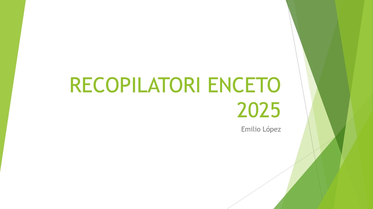 RECOPILATORI DE VÍDEOS DE L'ENCETO - ANY 2025 de Emilio López
