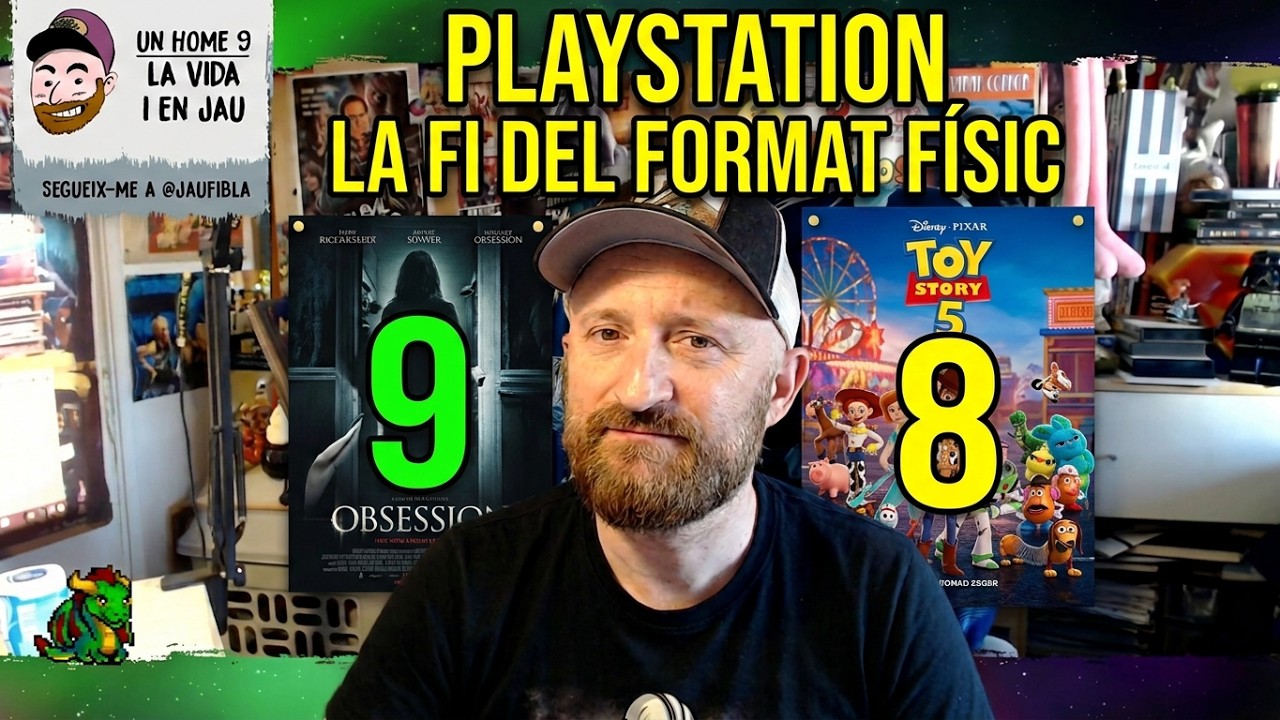 ADÉU al FORMAT FÍSIC a PLAYSTATION! i la meva opinió de 'Obsession' i Toy Story 5🪅1154 #unhome9 de JauTV