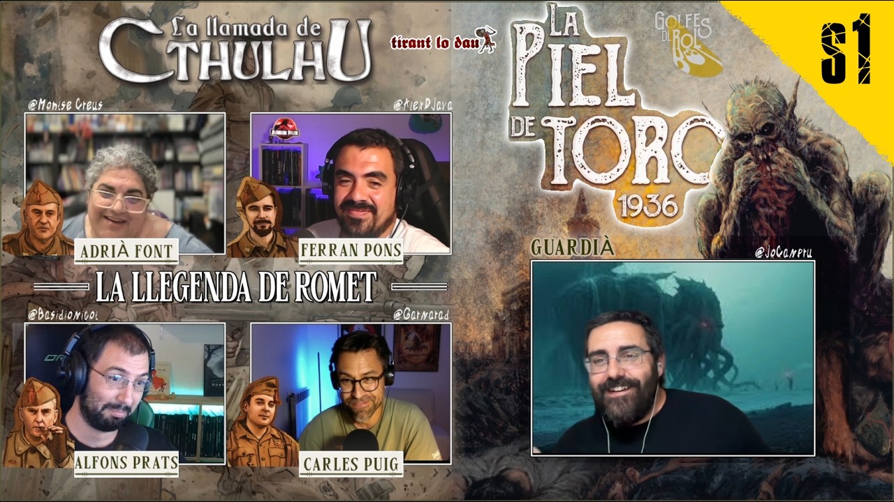 La llegenda de Romet (S1) - La crida de Cthulhu // #rolencatalà de Tirant lo dau