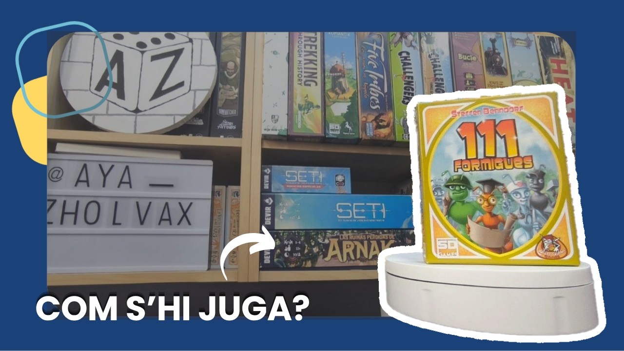 🐜 111 FORMIGUES - Com s'hi juga? [tutorial] de Aya_ZholvaX: Jocs de taula