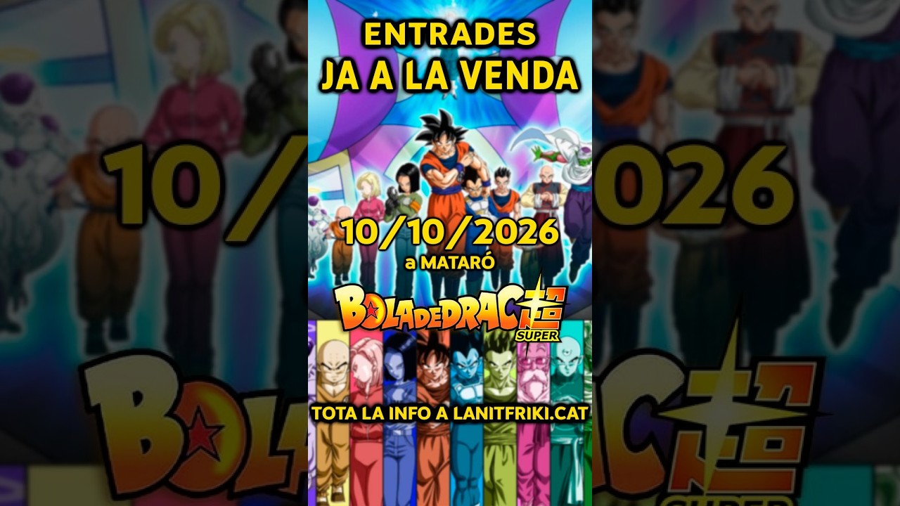 MARC ZANNI🎙️ anuncia l'espectacle de Bola de Drac Super al Teatre Monumental de Mataró de La Nit Friki