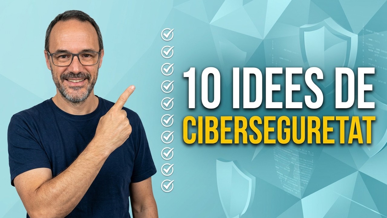 10 recomanacions bàsiques de ciberseguretat de Xavier Àgueda COMPETIC