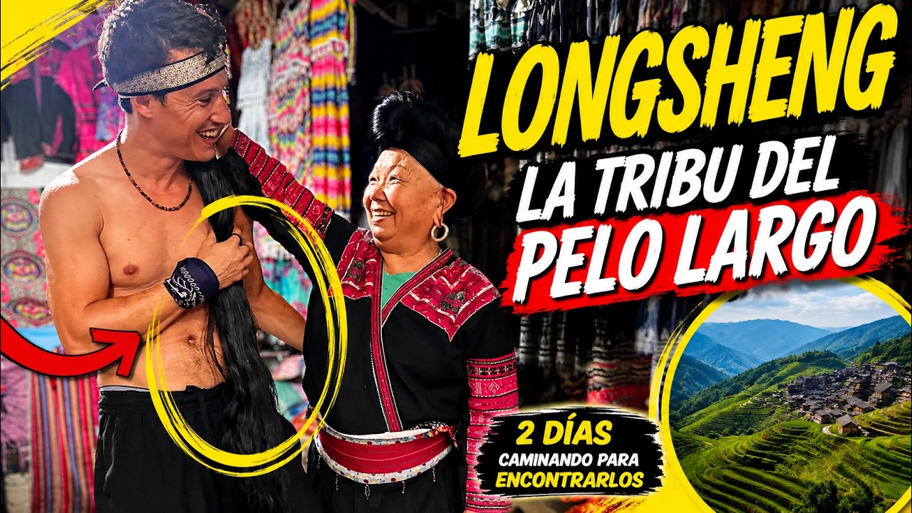 LONGSHENG. La tribu del pelo más largo del mundo | 2 días caminando hasta el pueblo de las Red Yao de Marco Dicosta