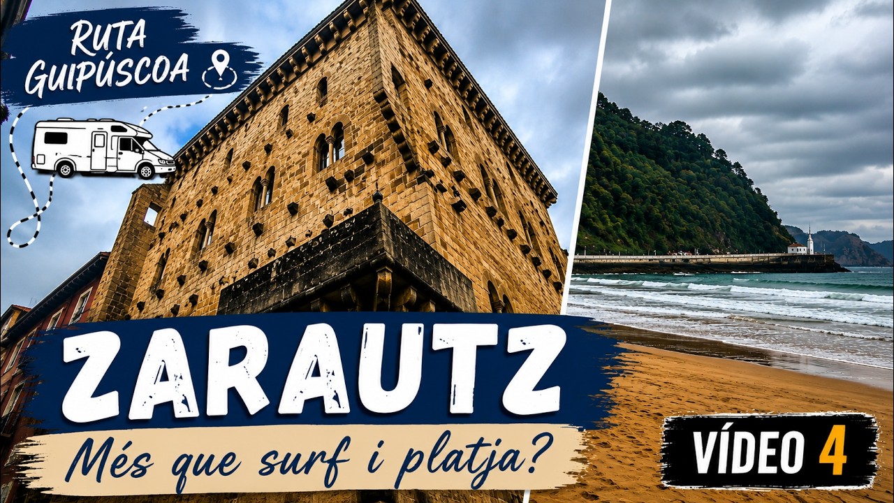 Zarautz, la gran platja del Cantàbric | Guipúscoa en autocaravana - Ep 04 de dreamtraveldream