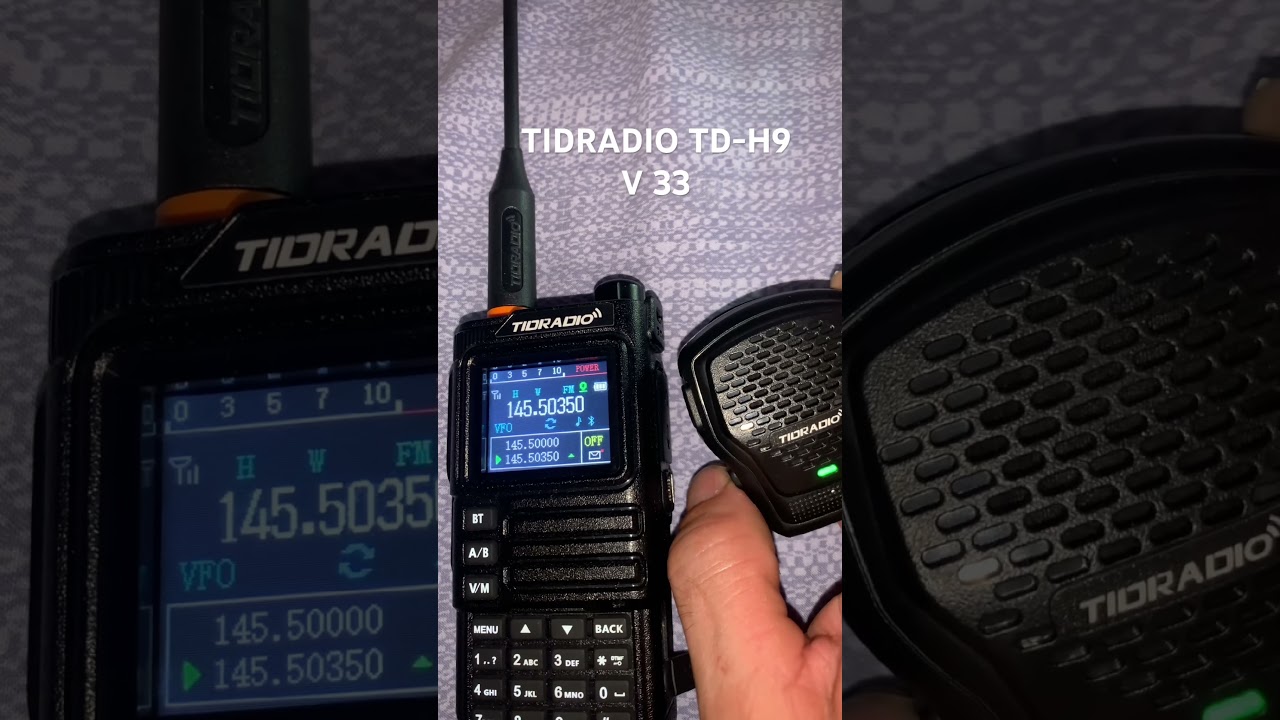 TIDRADIO QRG VIA BLUETHOO #walkie #hamradio de EA3HSL Jordi