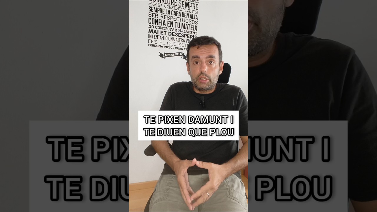 Te pixen damunt i te diuen que plou de Àngel Aguiló Palou