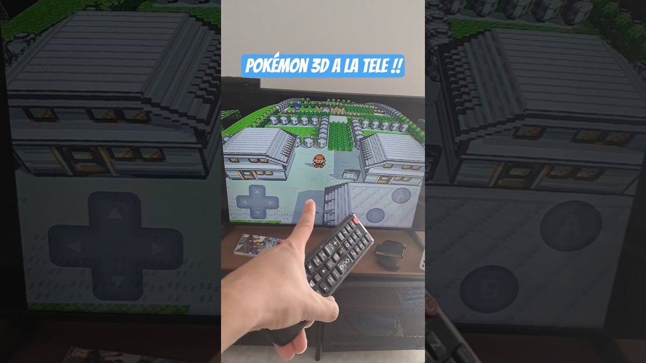 Tenia que fer-ho!! El resultat es genial!! #gen1recomp #pokemon #tv #red #retro #gaming #samsung de El Moviment Ondulatori