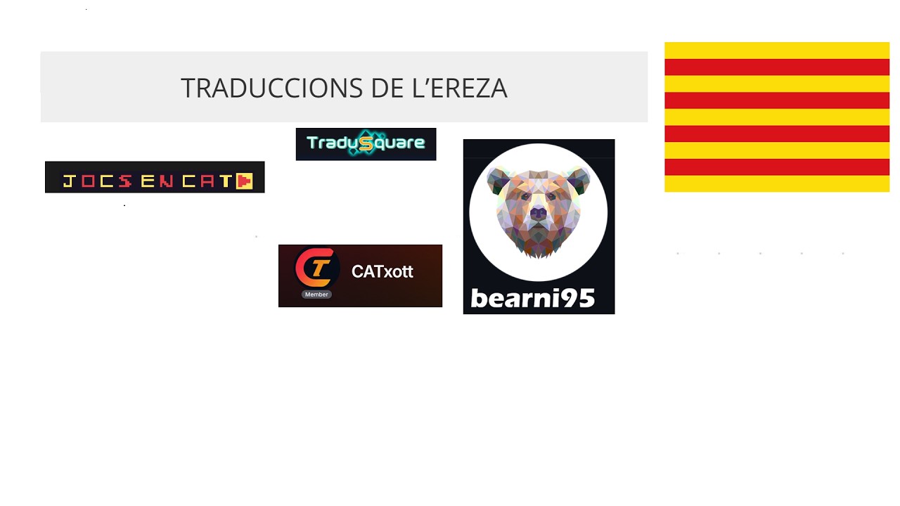 Ereza, CATxott, Bearni95, Jocsencat i Tradusquare - AD desinteressat, però interessant. Agost 2026. de Emilio López Ereza, CATxott, Bearni95, Jocsencat i Tradusquare - AD desinteressat, però interessant. Agost 2026. de Emilio López