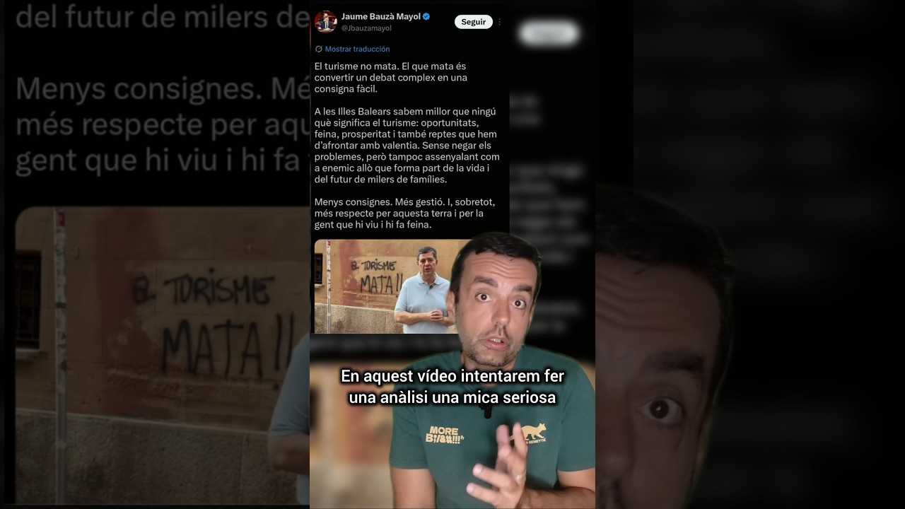 Anàlisi de la situació de Balears. Per si tens 3 minuts i te fa ganes pensar-hi un poc de Àngel Aguiló Palou