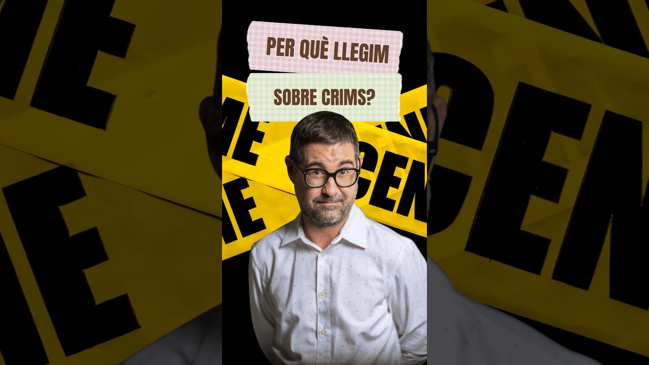 Per què ens relaxa llegir sobre assassinats? ☕️🔪 | Cozy Crime de Jacint Casademont