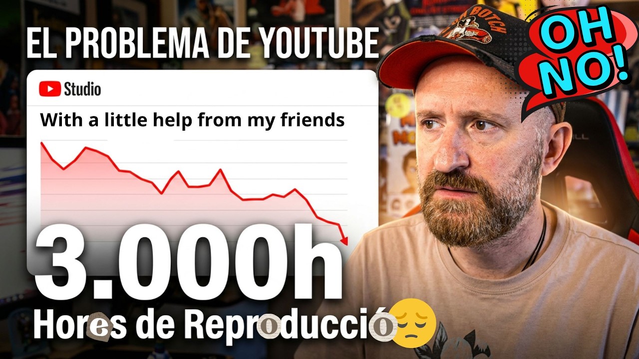 EL PROBLEMA DE YOUTUBE📉Per què necessito la vostra ajuda?🎤Un home 9 #1180 de JauTV