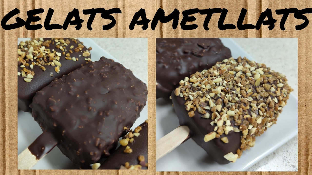 GELATS AMETLLATS - recepta CASOLANA - gelats CASOLANS - dolços en CATALÀ de Dolça Terra