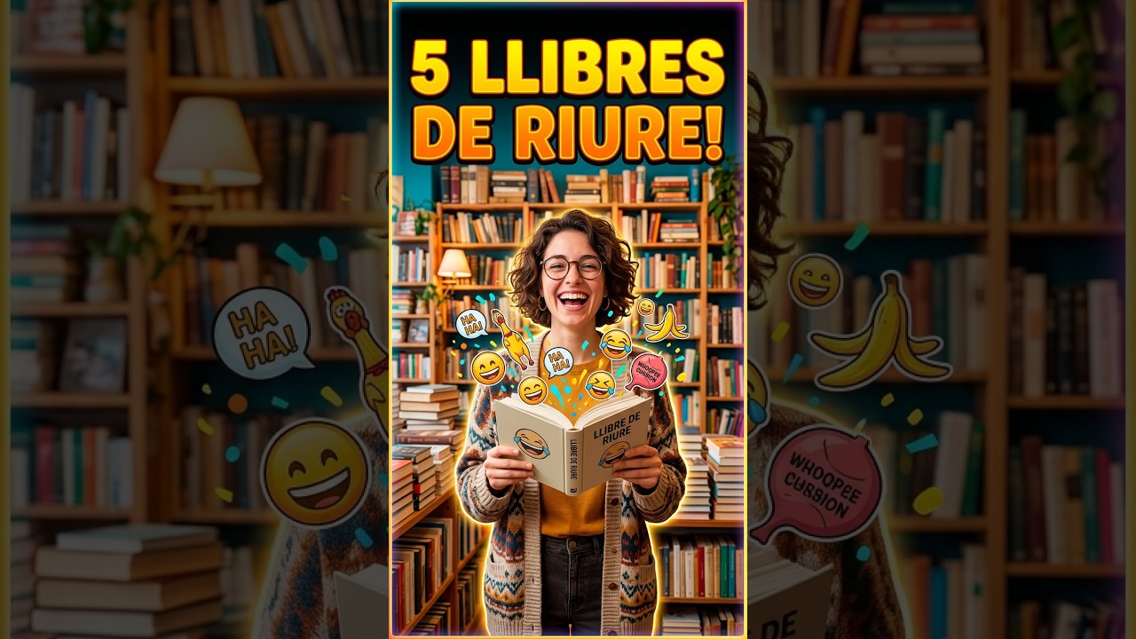 5 llibres d'humor que et faran RIURE 😂 | Recomanacions literàries de Jacint Casademont