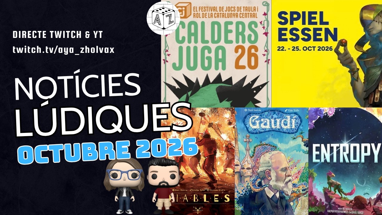 📰🎴Notícies Lúdiques OCTUBRE 2026 | de Aya_ZholvaX: Jocs de taula