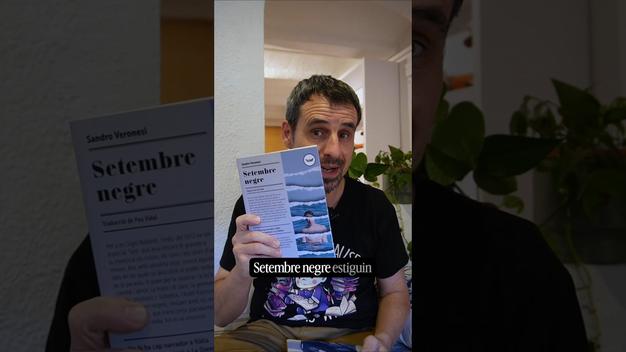 Setembre negre, de Sandro Veronesi (Edicions del Periscopi) #booktube de Els Book Hunters