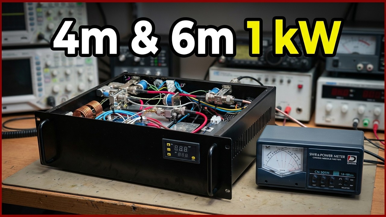 Amplificador Lineal VHF de 4 a 6 m de EA3HSL Jordi