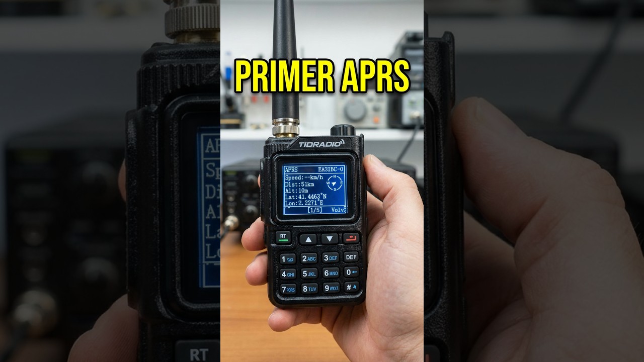 My First APRS on a Walkie de EA3HSL Jordi