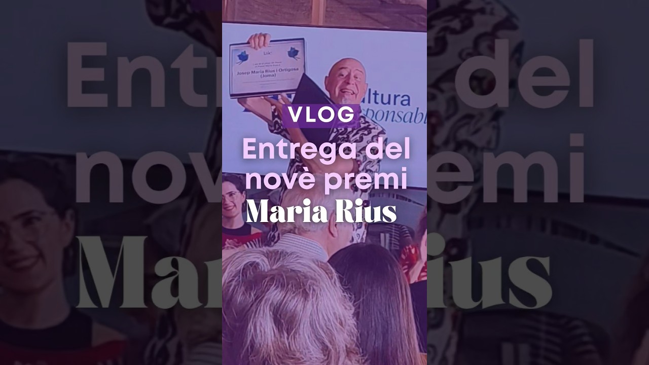 #VLOG Entrega del novè Premi Maria Rius d'il·lustració 🐦🖌️ de Paraula de Mixa