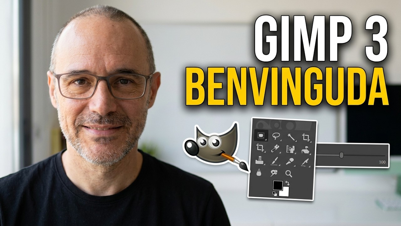 Les opcions de benvinguda a la nova versió del Gimp de Xavier Àgueda COMPETIC